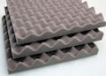 Convoluted (egg) acoustic foam tile