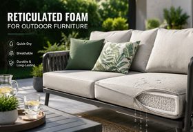 Reticulated Foam for Outdoor Furniture